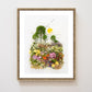"Lovely Day" Flower Print