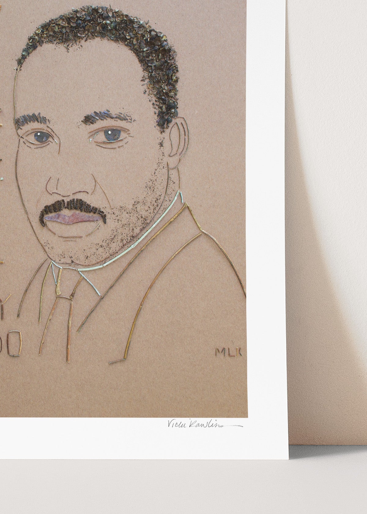 "MLK" Flower Art Print