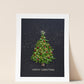 "Merry Christmas" Flower Print