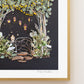"Moon Garden" Flower Print