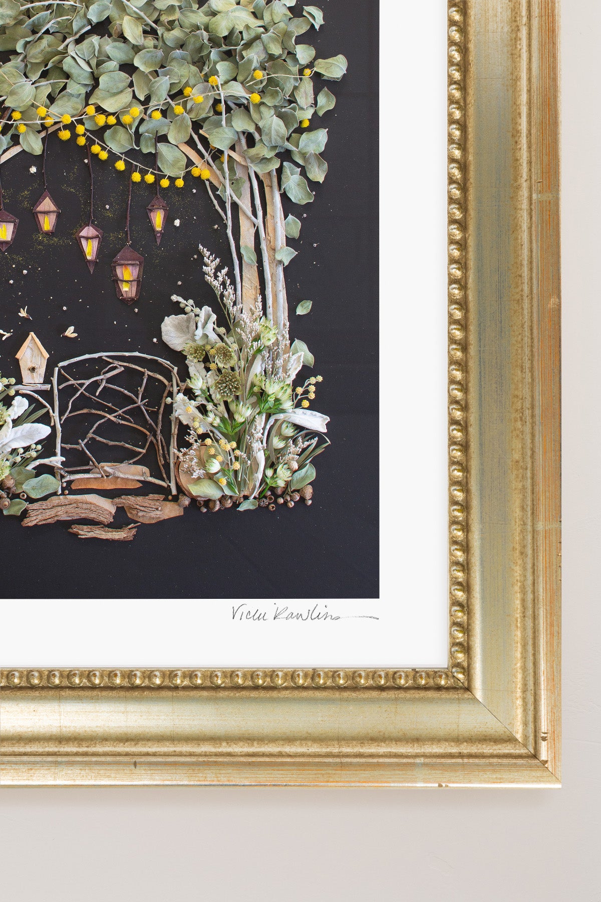 "Moon Garden" Flower Print