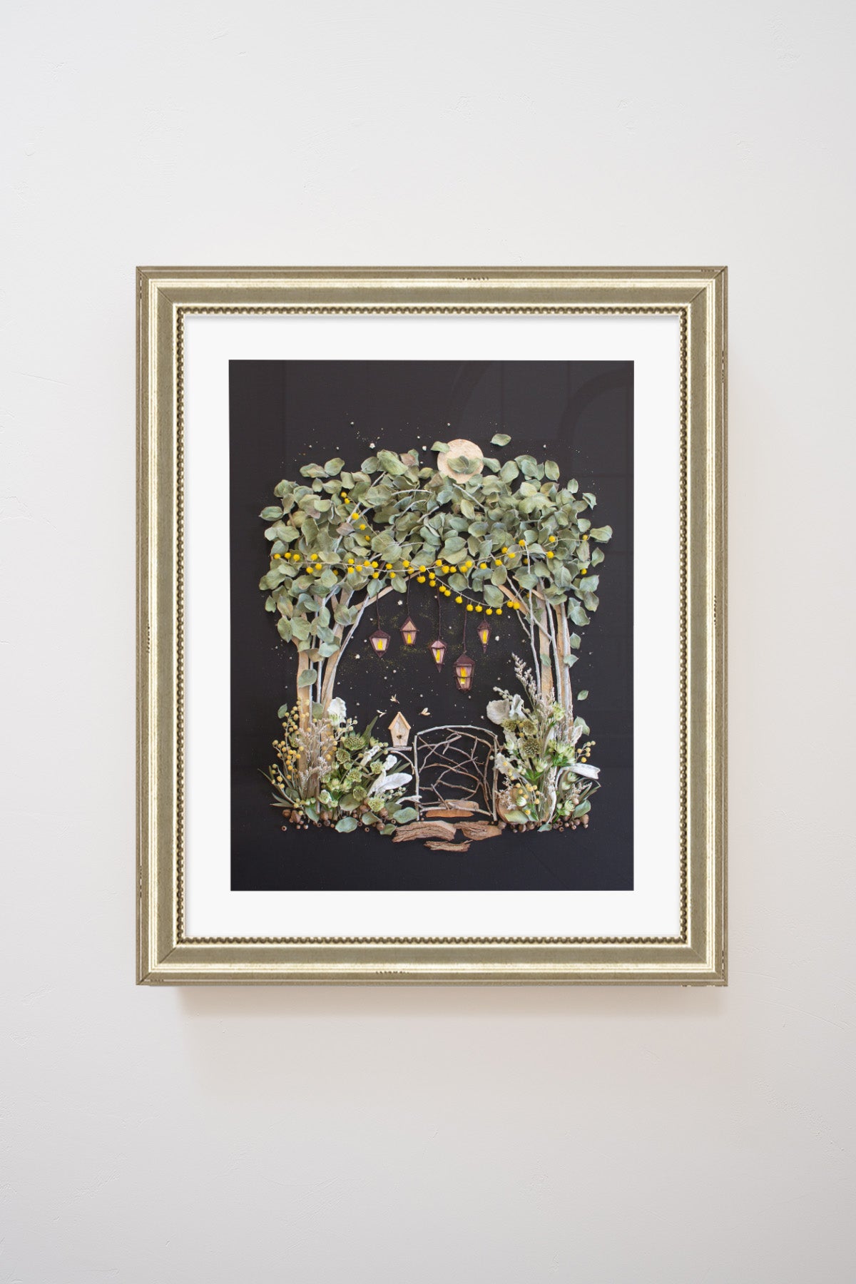 "Moon Garden" Flower Print