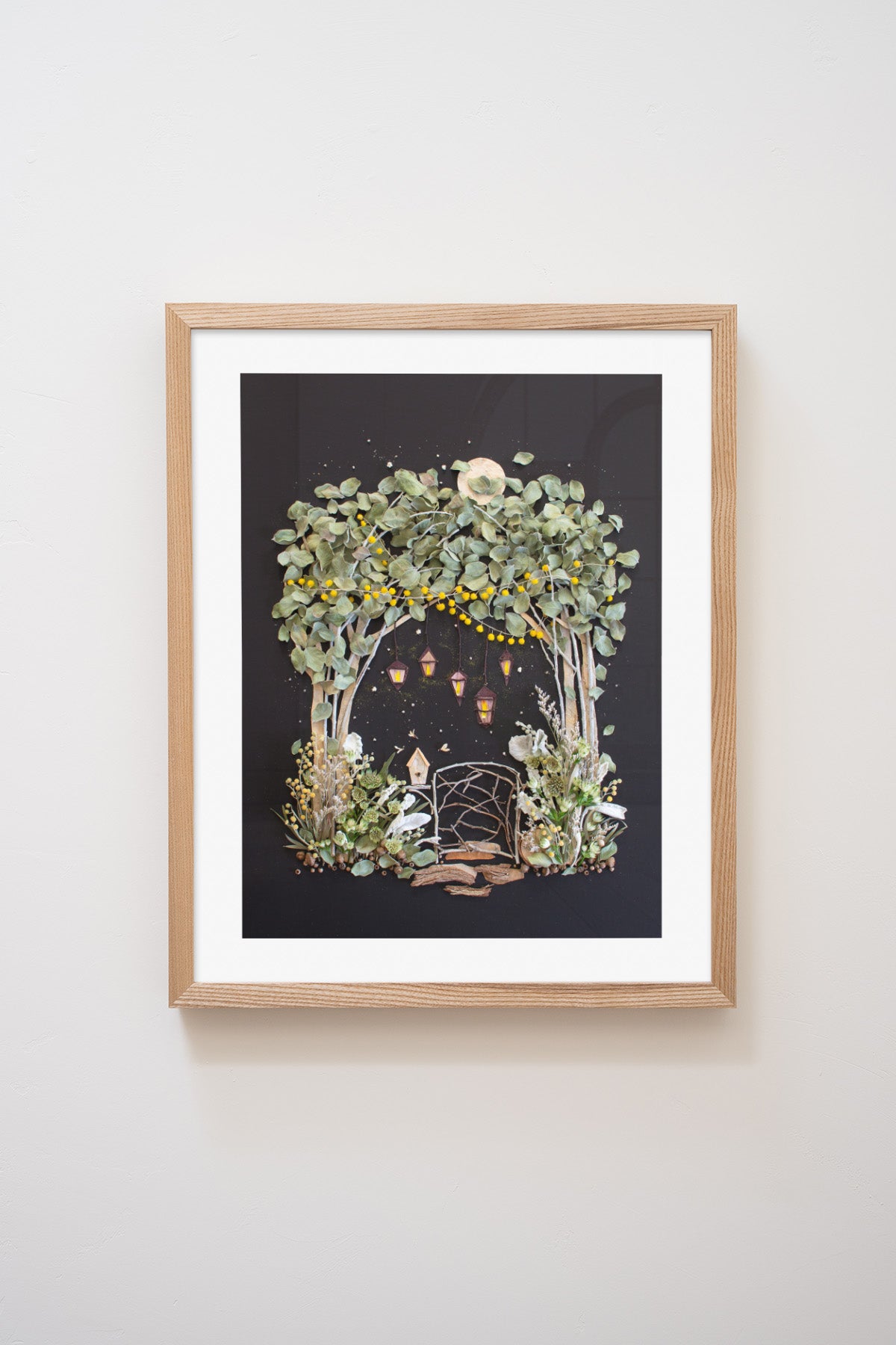 "Moon Garden" Flower Print