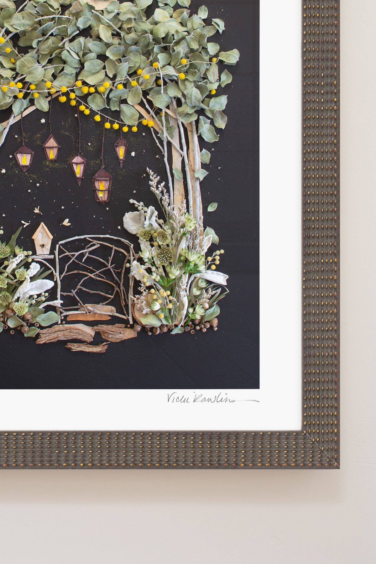 "Moon Garden" Flower Print