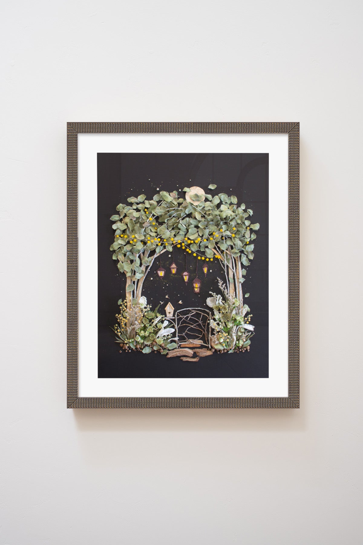 "Moon Garden" Flower Print