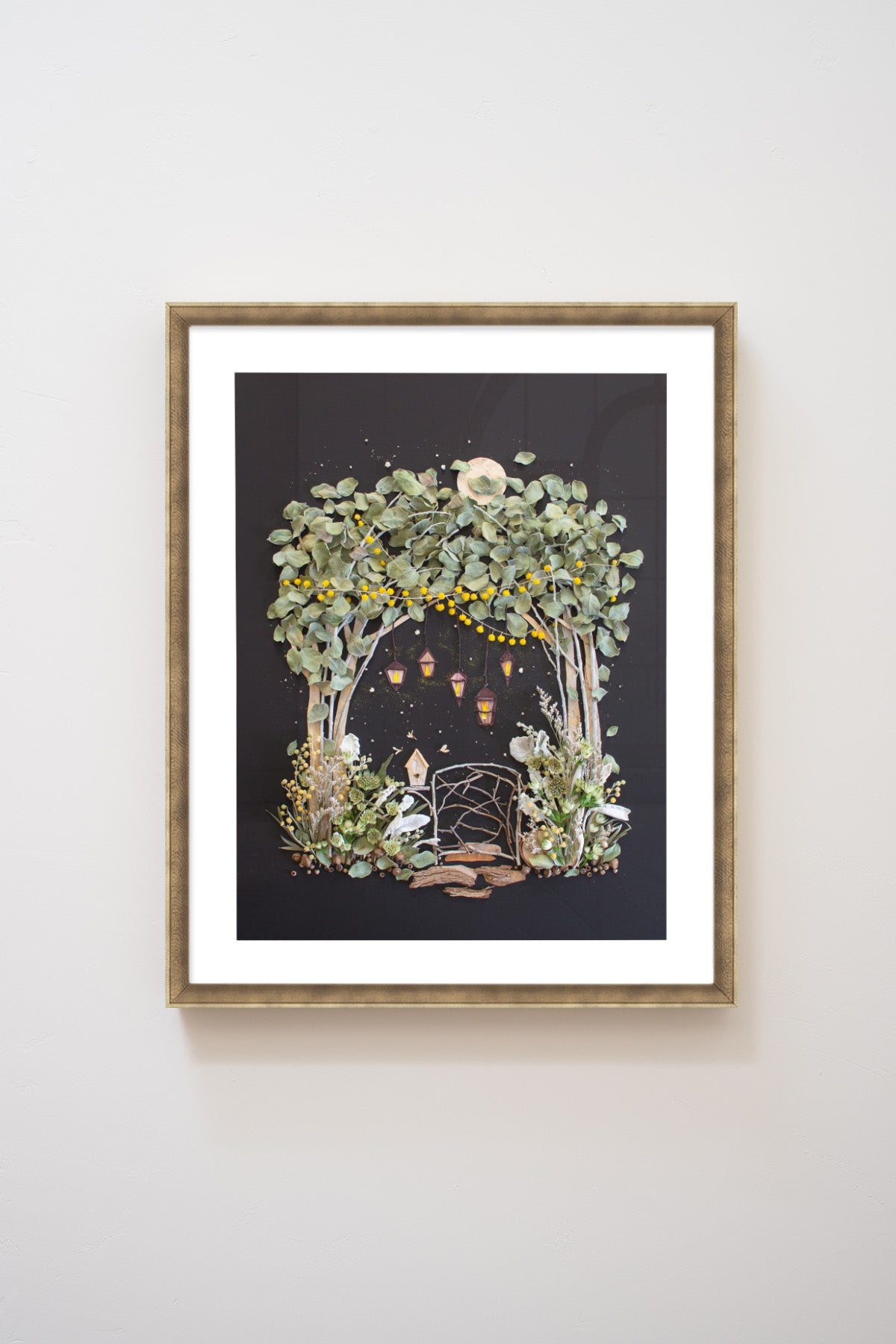 "Moon Garden" Flower Print