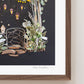 "Moon Garden" Flower Print