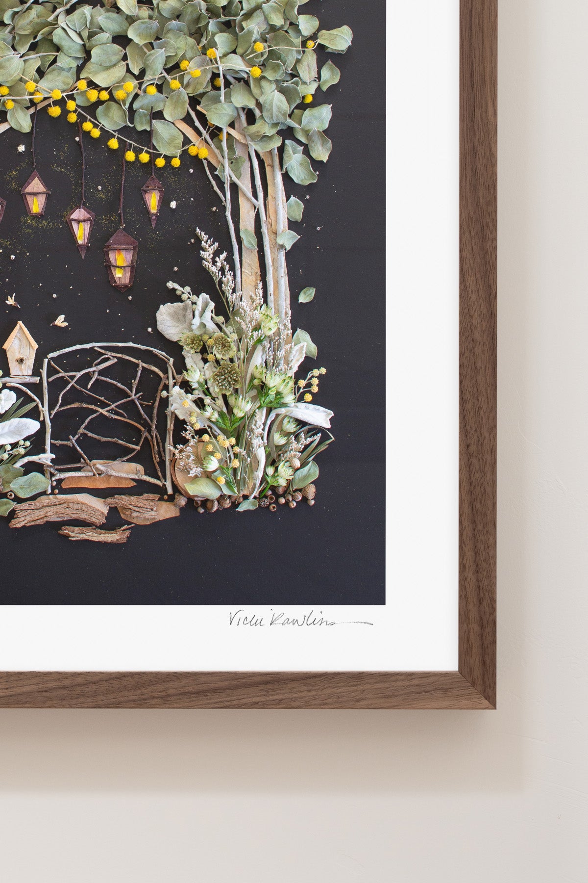 "Moon Garden" Flower Print