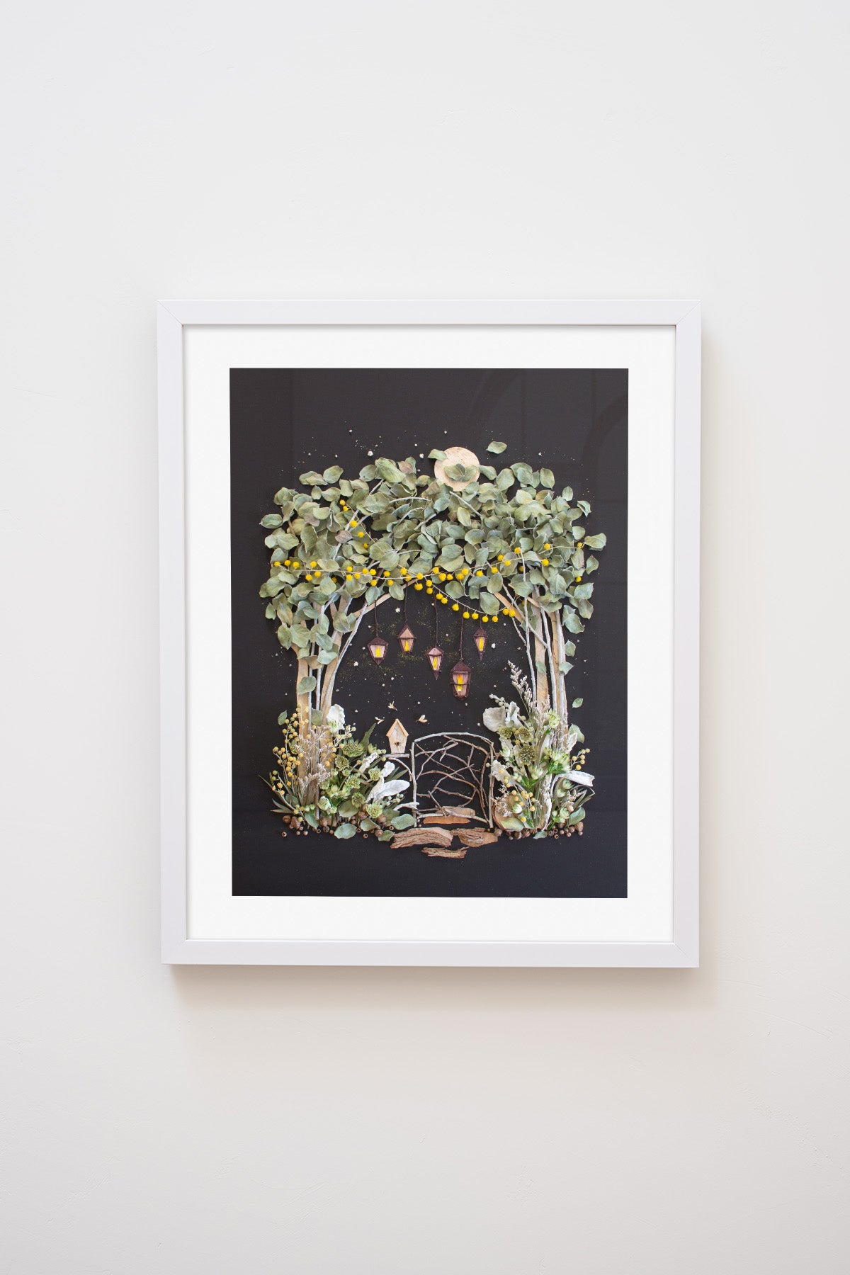 "Moon Garden" Flower Print