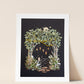 "Moon Garden" Flower Print