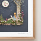 "The Moon & Me" Flower Print