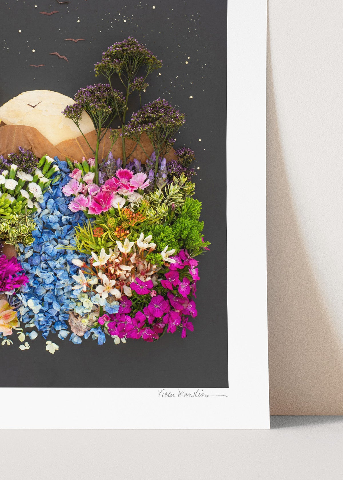 "Moon River" Flower Print