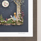 "The Moon & Me" Flower Print