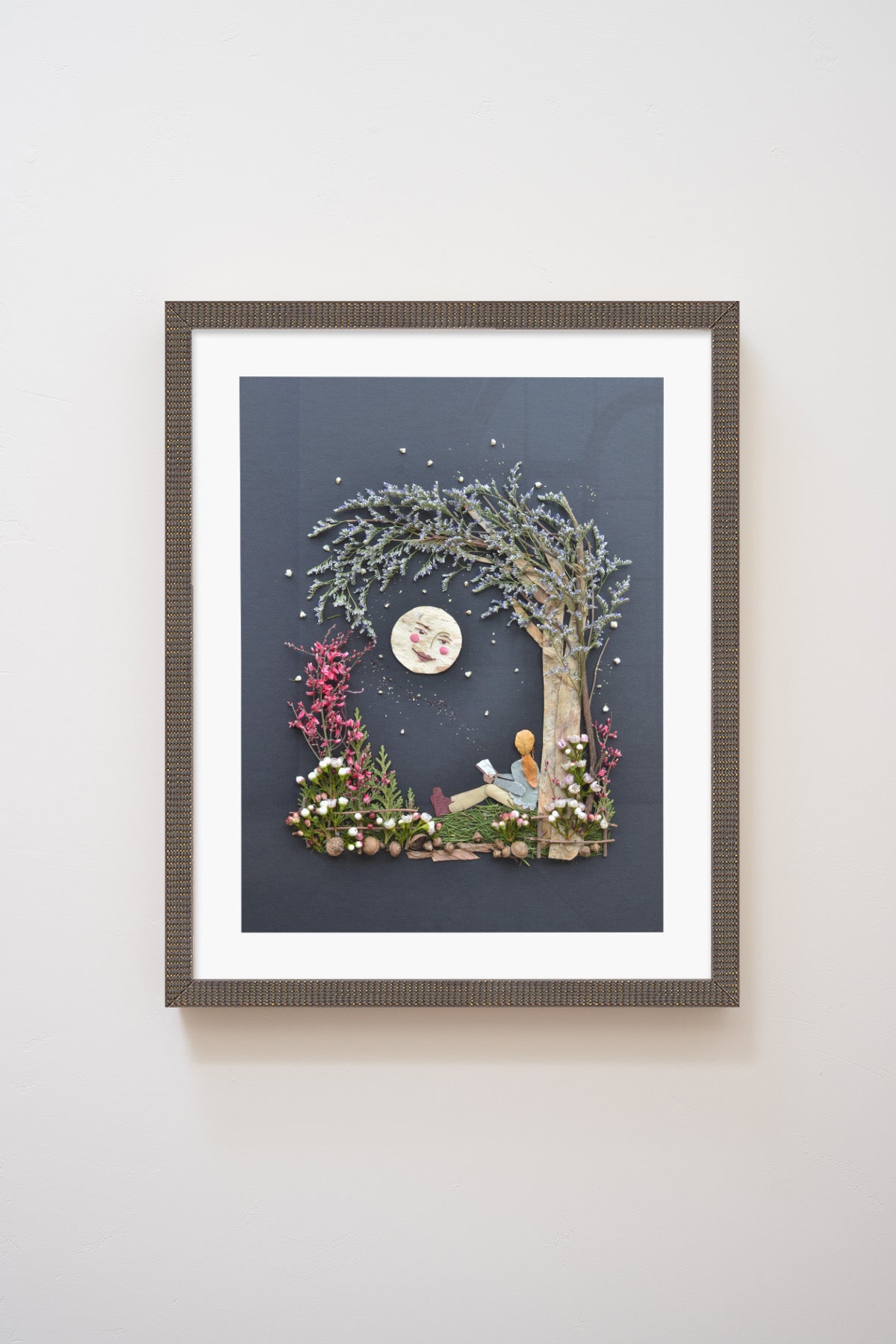 "The Moon & Me" Flower Print