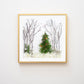 "Moonlit Forest" Flower Print