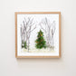 "Moonlit Forest" Flower Print