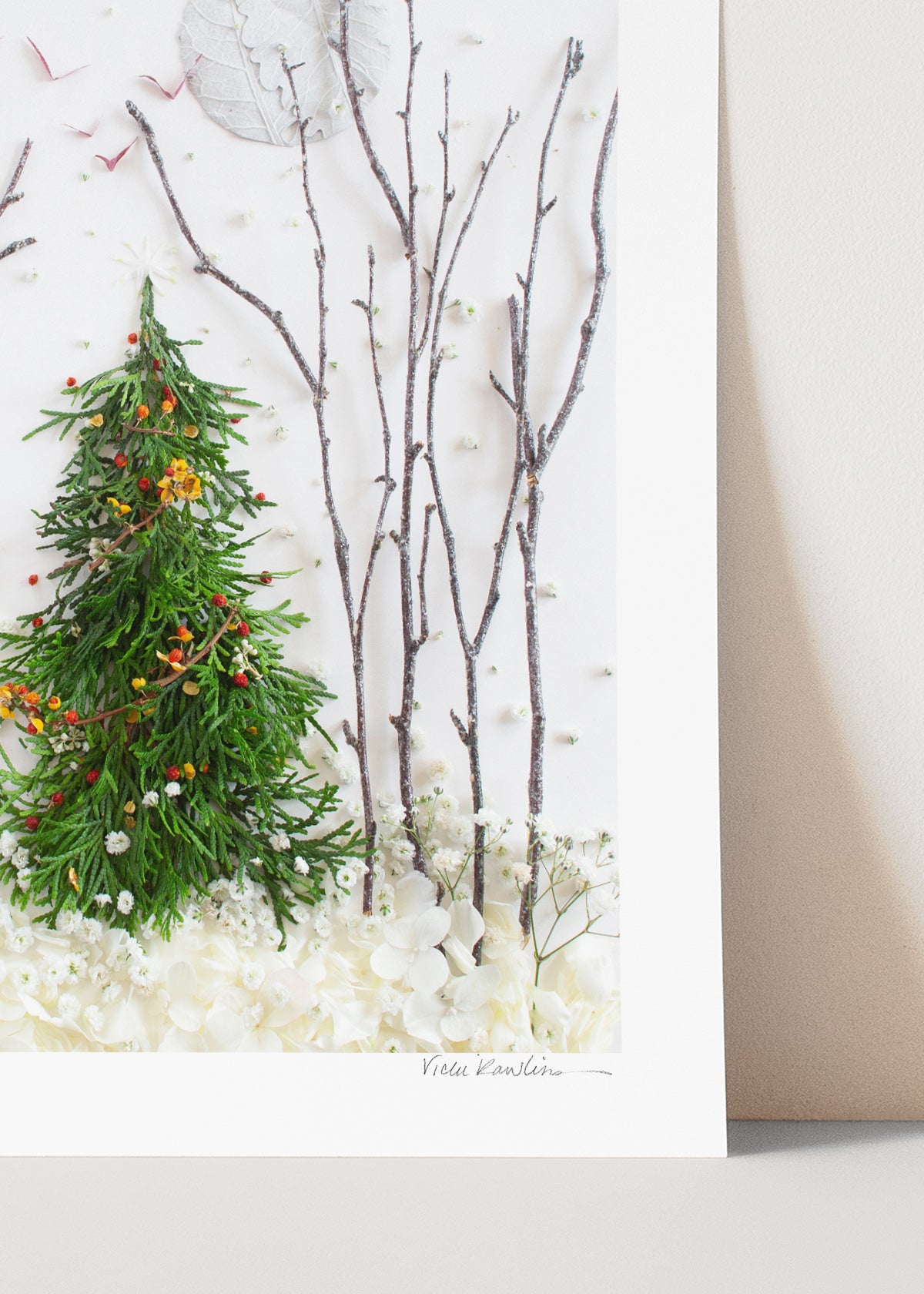 "Moonlit Forest" Flower Print