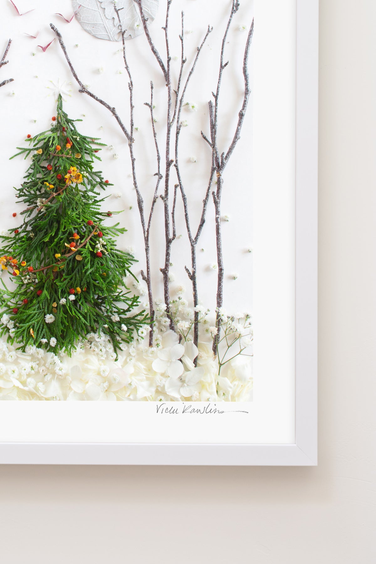 "Moonlit Forest" Flower Print