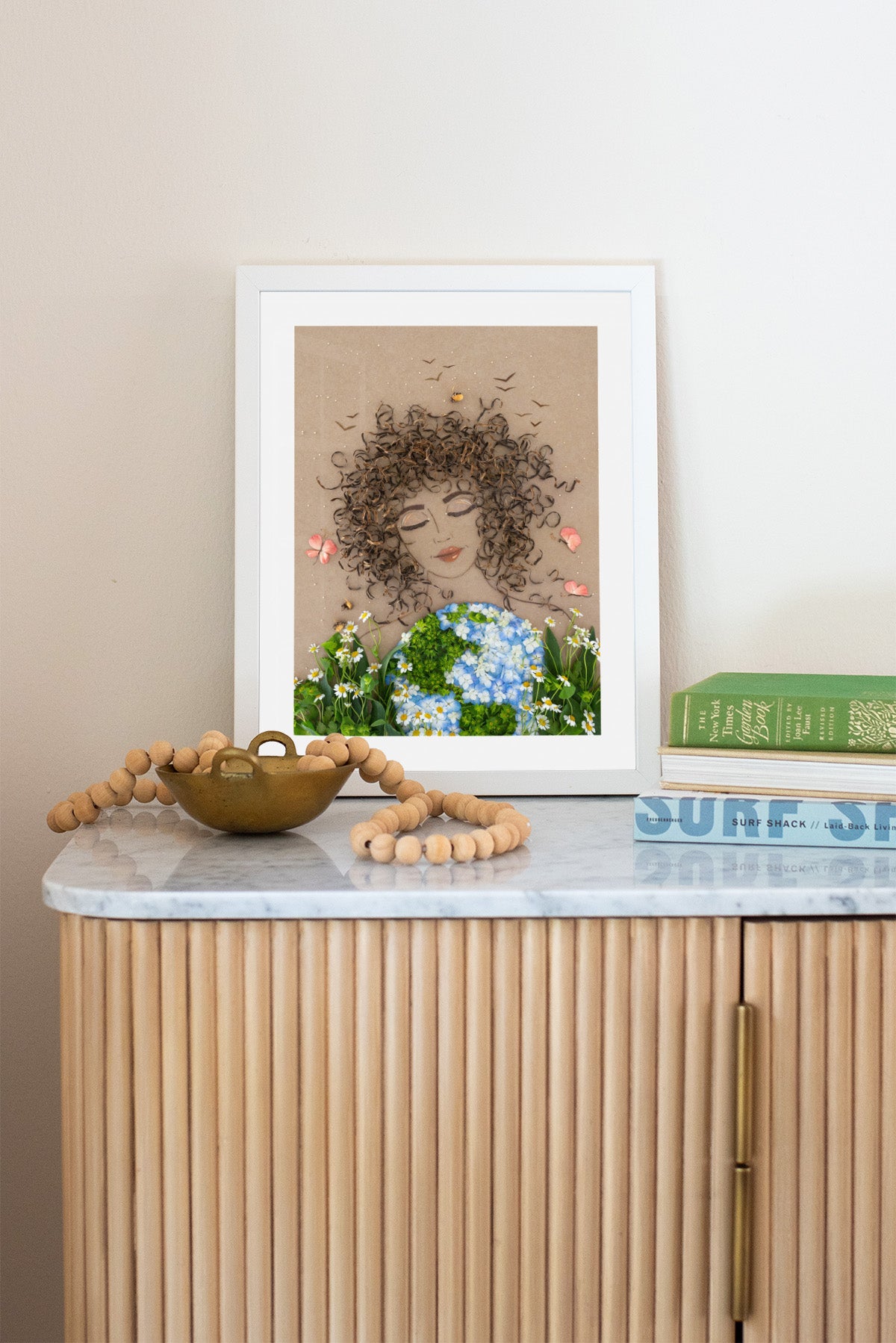 "Love Your Mother" Flower Print