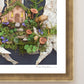 "Mushroom Inn" Flower Print