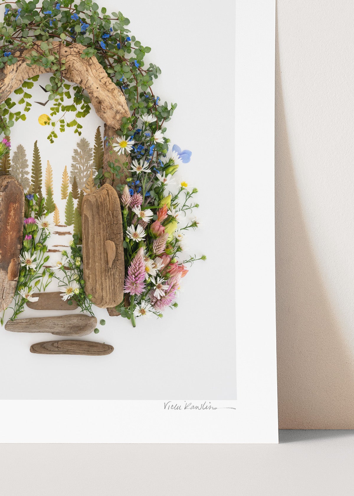 "Secret Garden" Flower Print