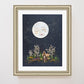 "Night Light" Flower Print