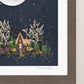 "Night Light" Flower Print