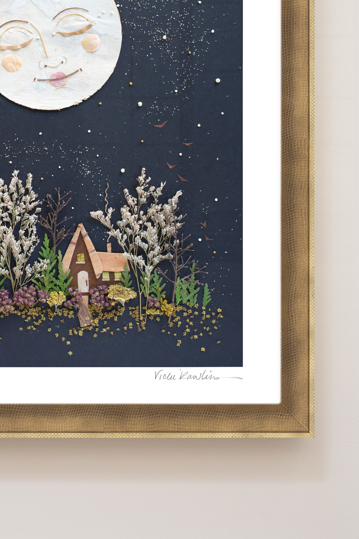 "Night Light" Flower Print