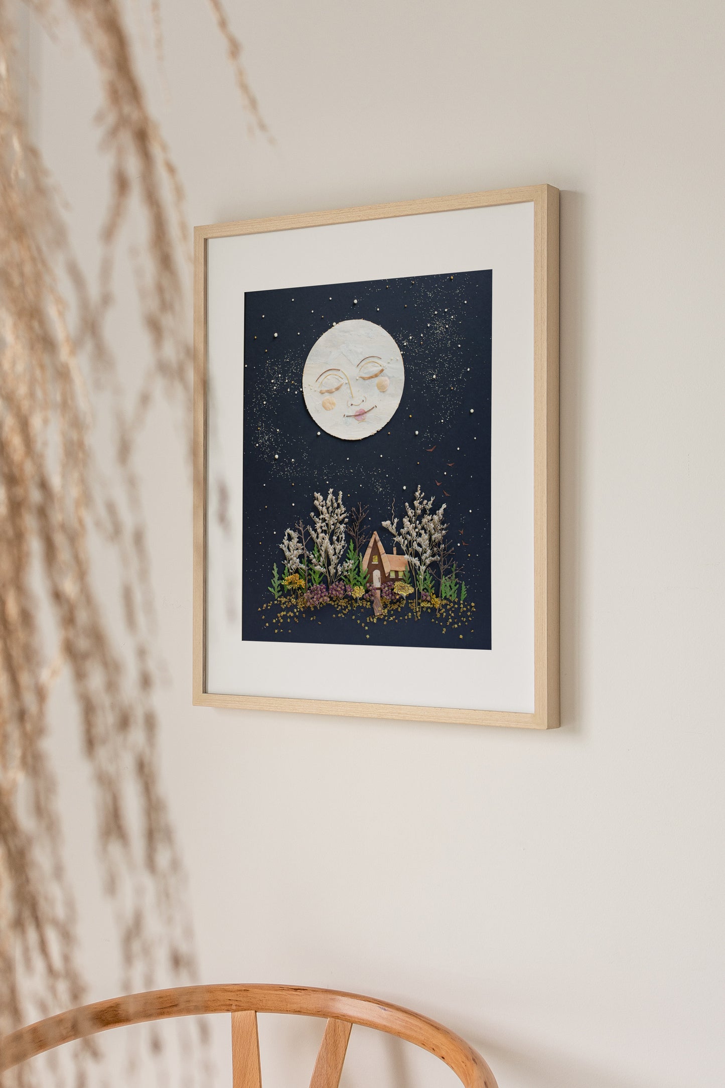 "Night Light" Flower Print
