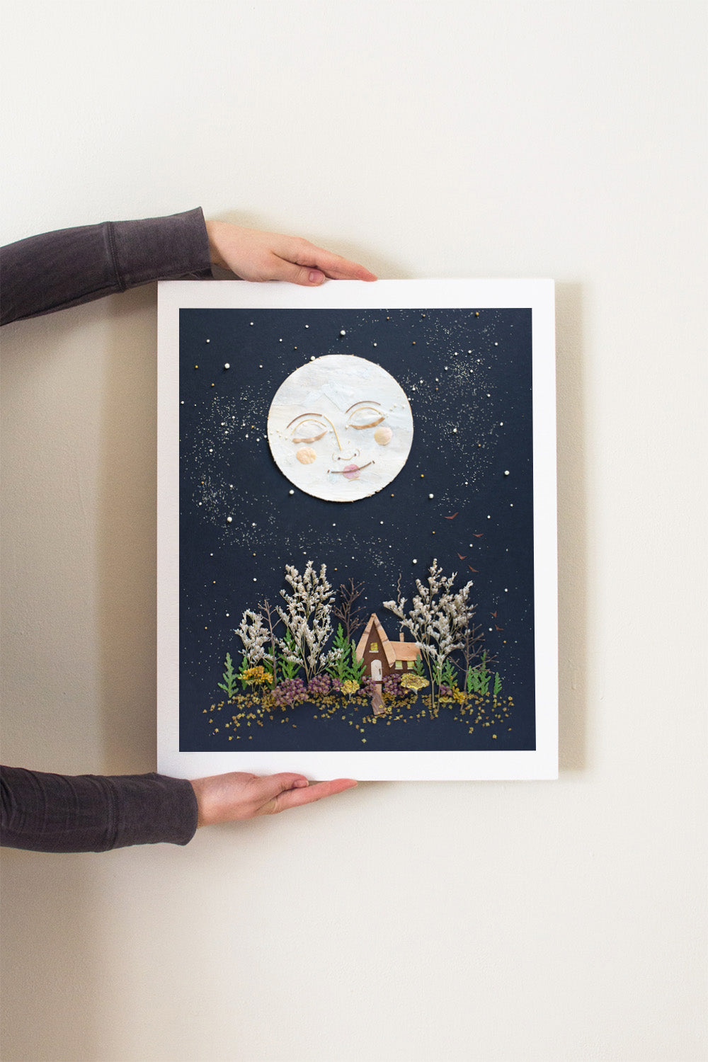 "Night Light" Flower Print