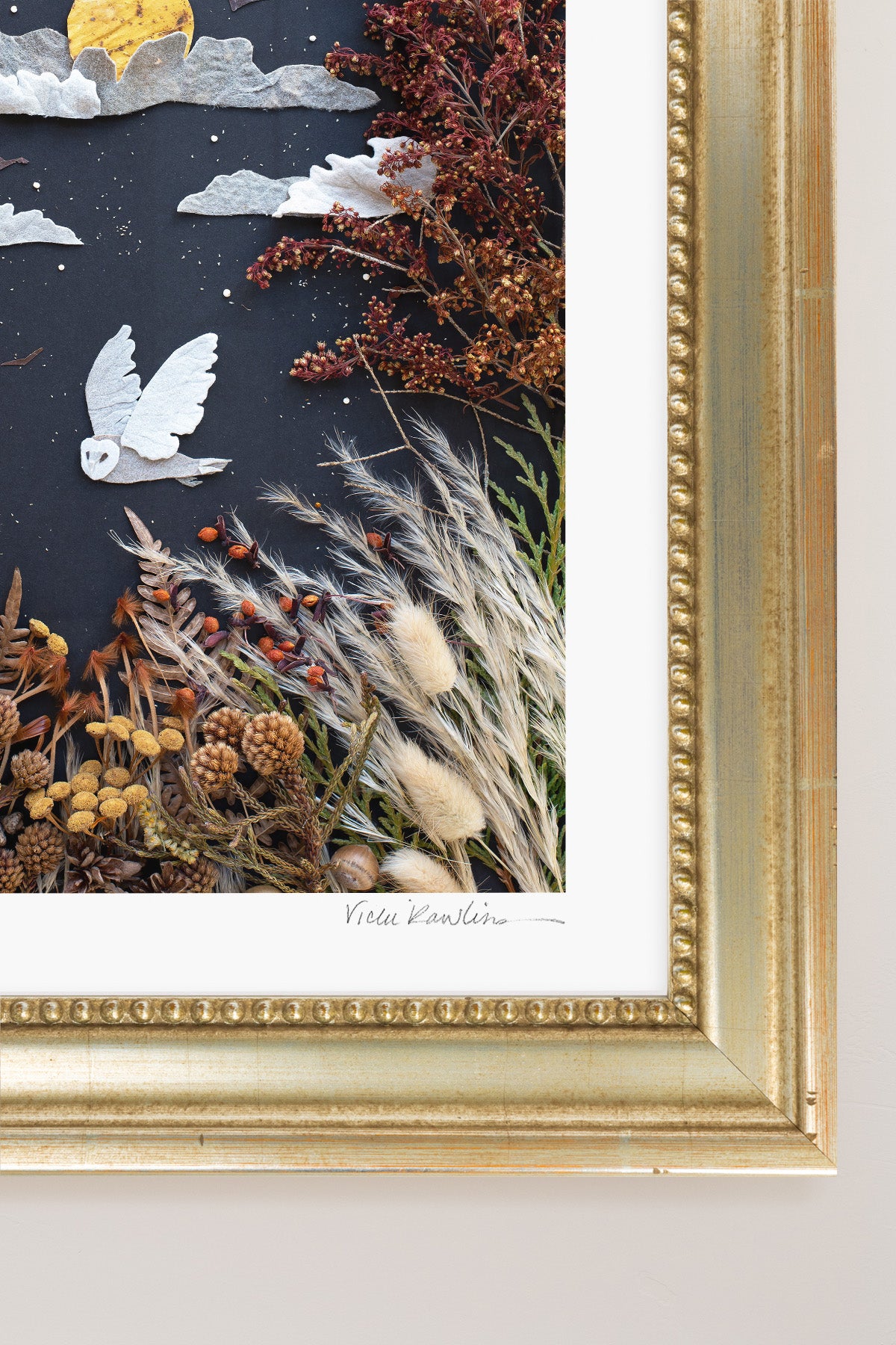 "Night Owl" Flower Print