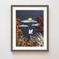 "Night Owl" Flower Print