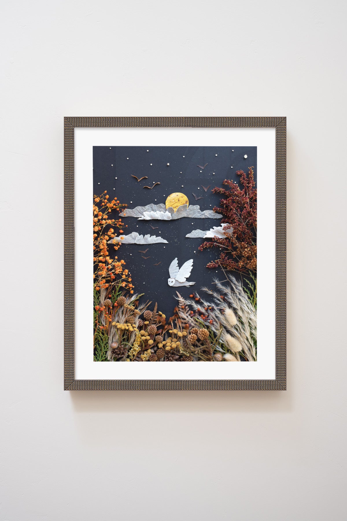 "Night Owl" Flower Print