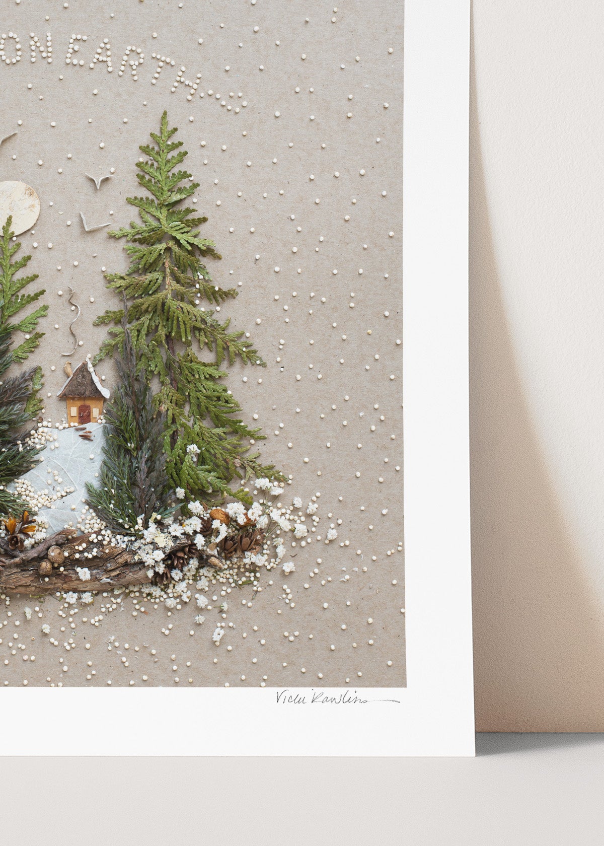 "Peace On Earth" Flower Print