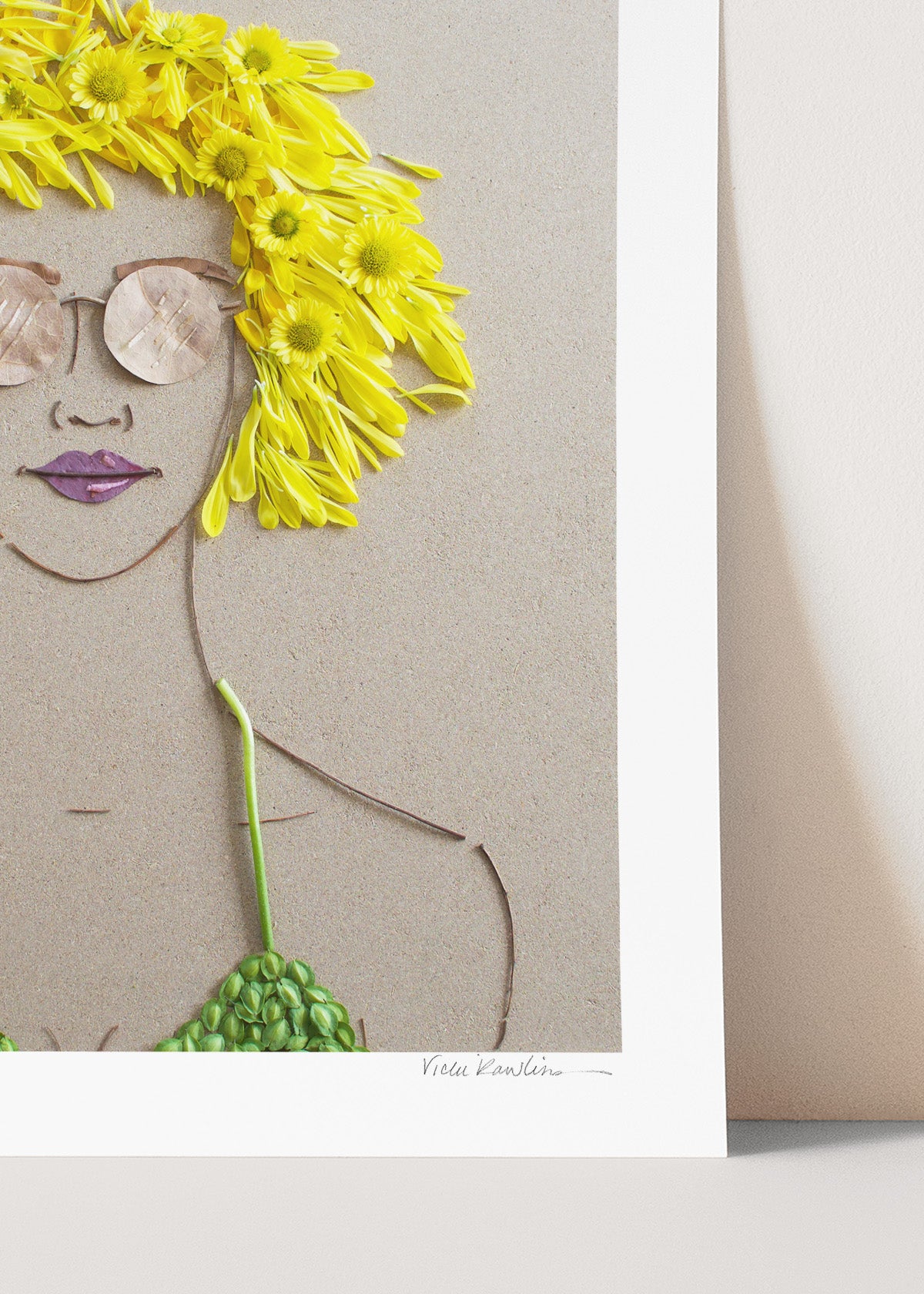 "Peace Out" Flower Print