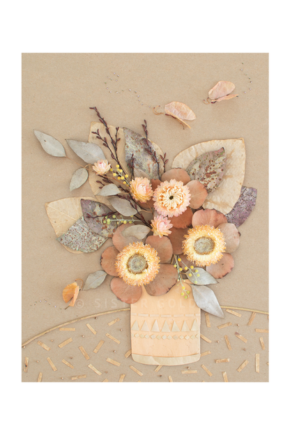 "Feeling Peachy" Flower Print