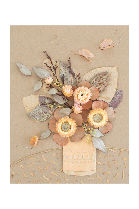 "Feeling Peachy" Flower Print