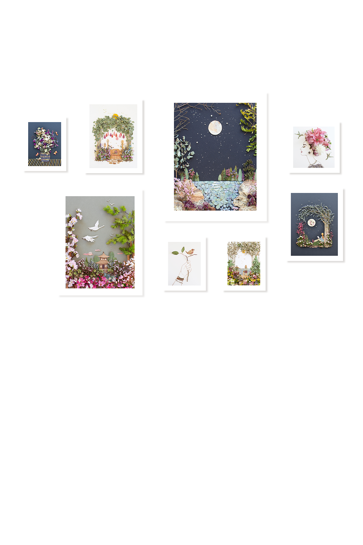 "Pink Moon" Unframed Print Set