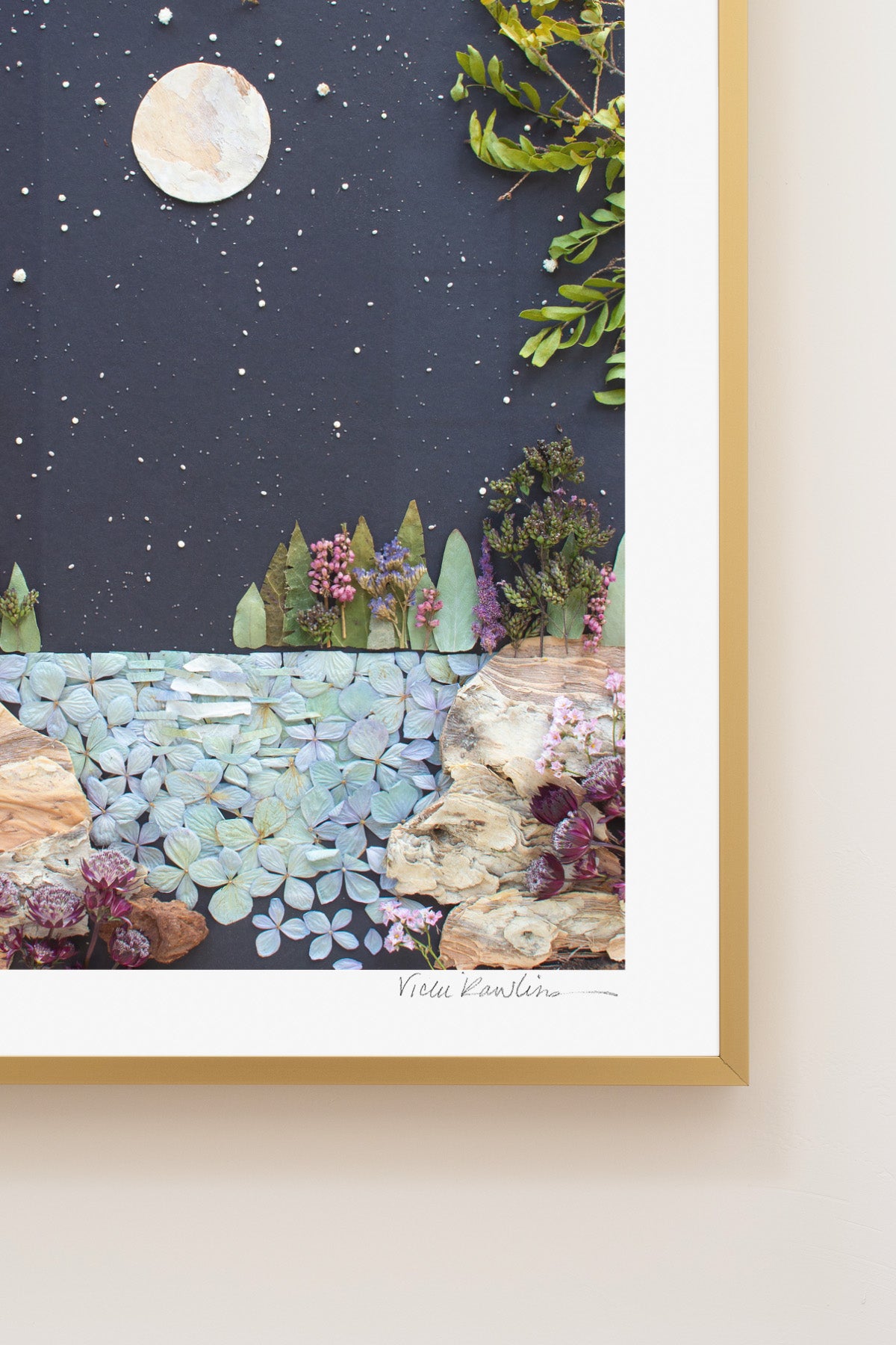 "Pink Moon" Flower Print