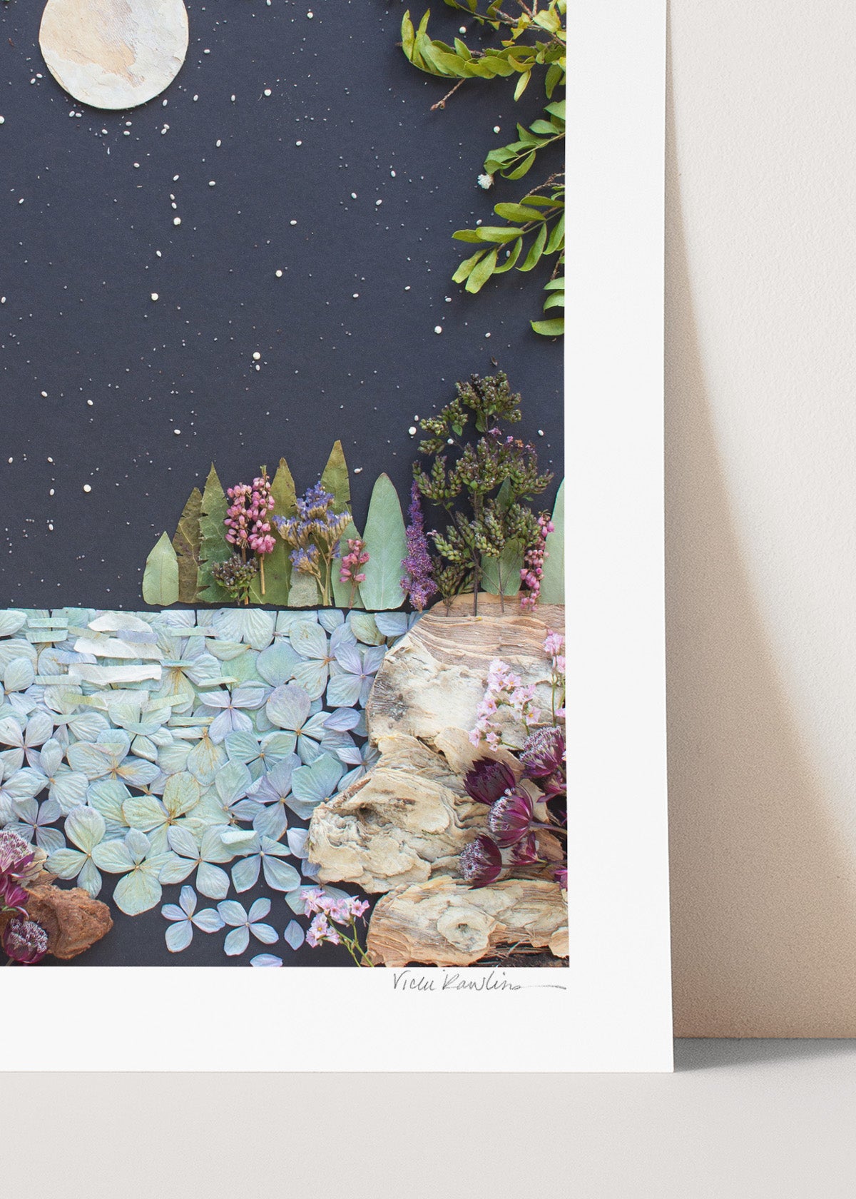"Pink Moon" Flower Print
