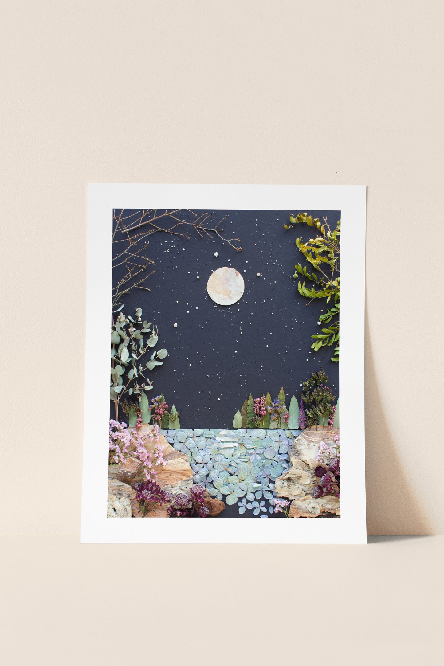 "Pink Moon" Flower Print