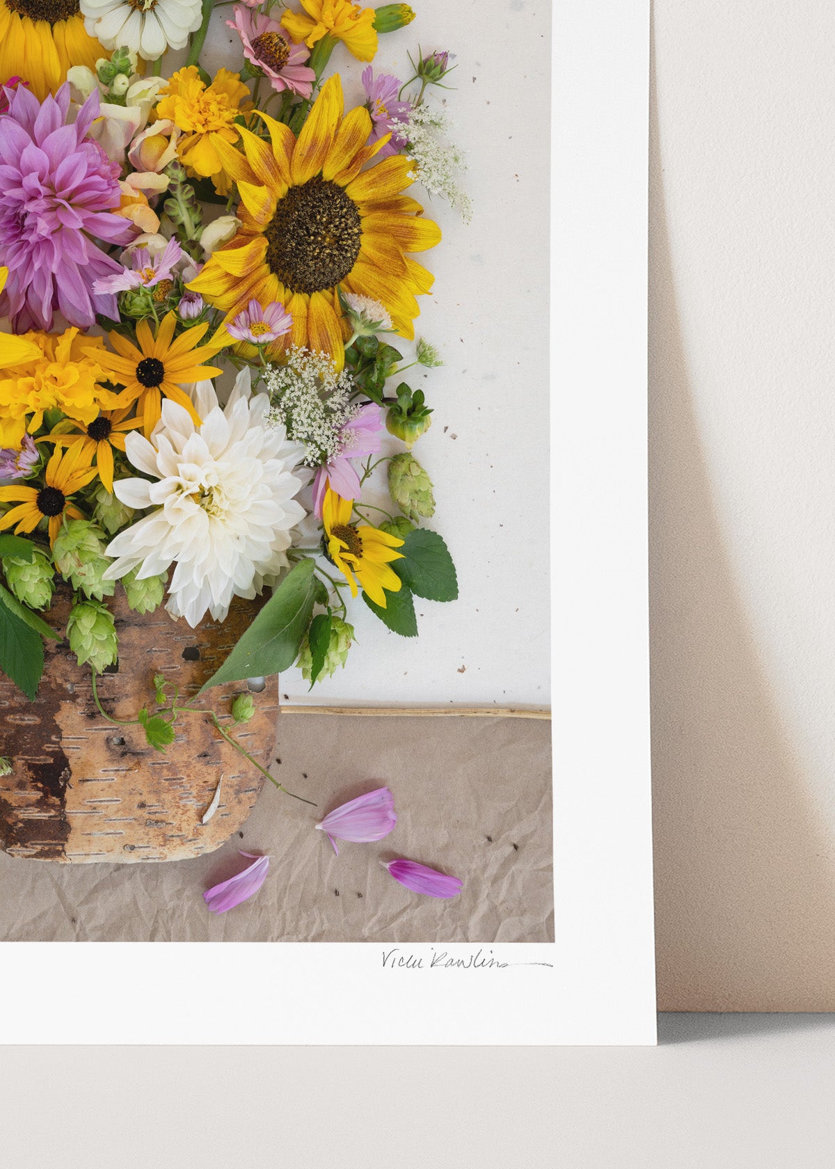 "Pocket of Sunshine" Flower Print