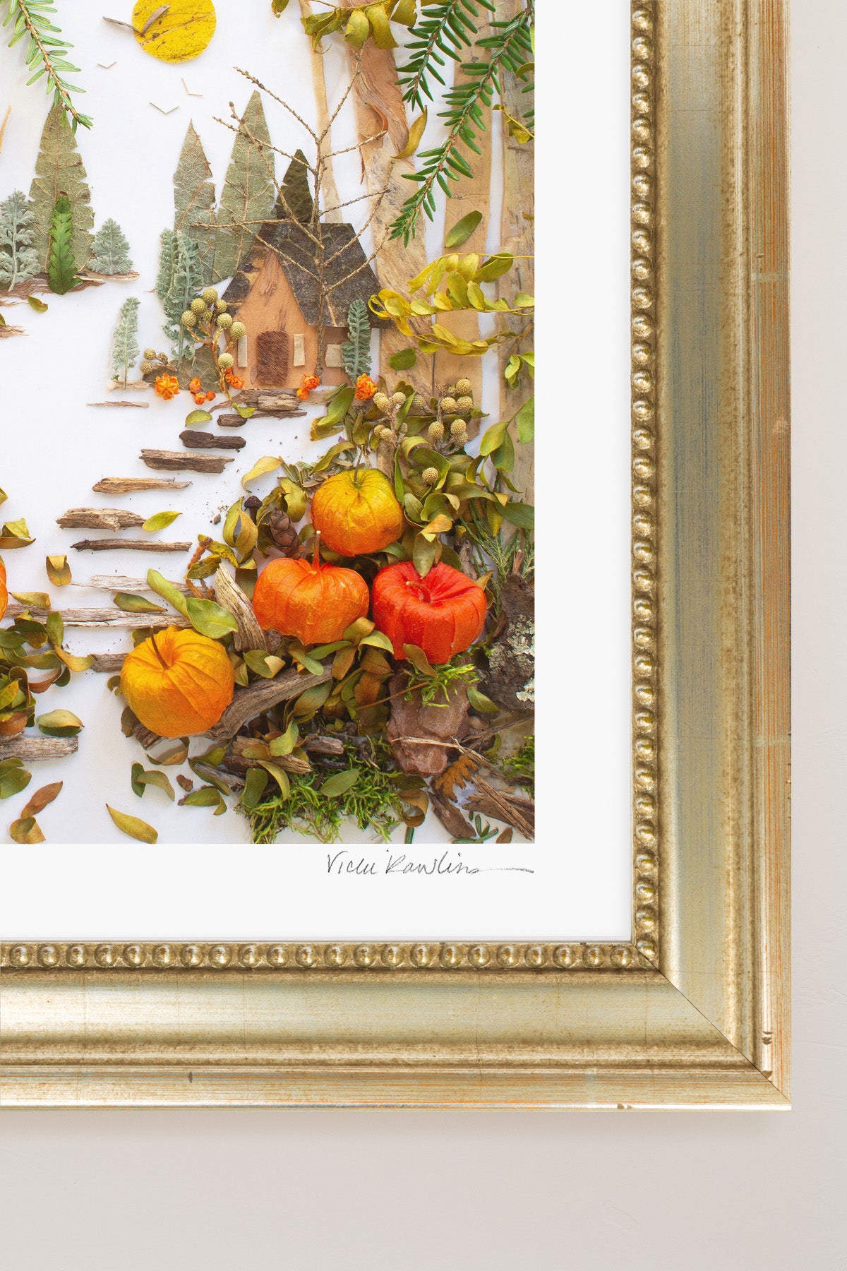 "Pumpkin Patch" Flower Print