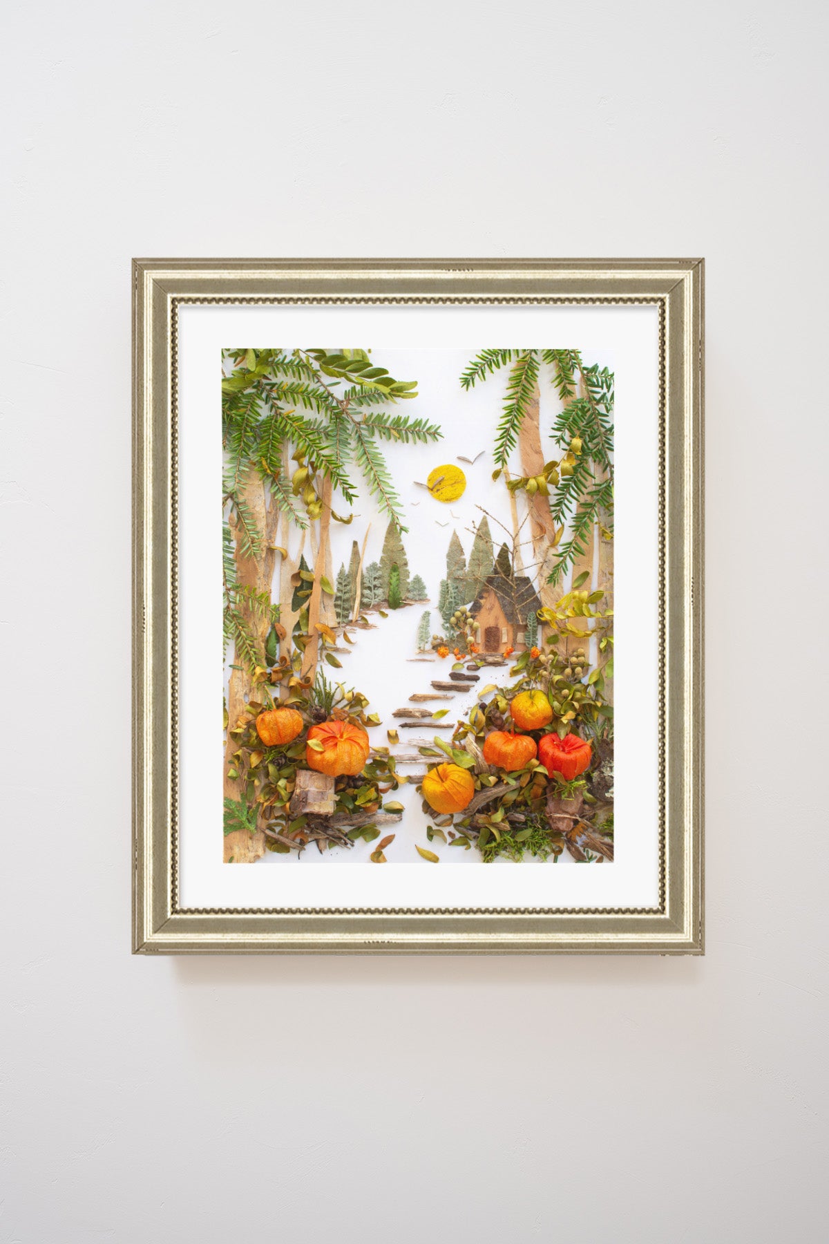 "Pumpkin Patch" Flower Print