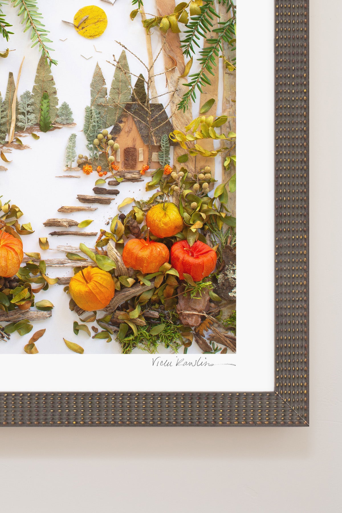"Pumpkin Patch" Flower Print