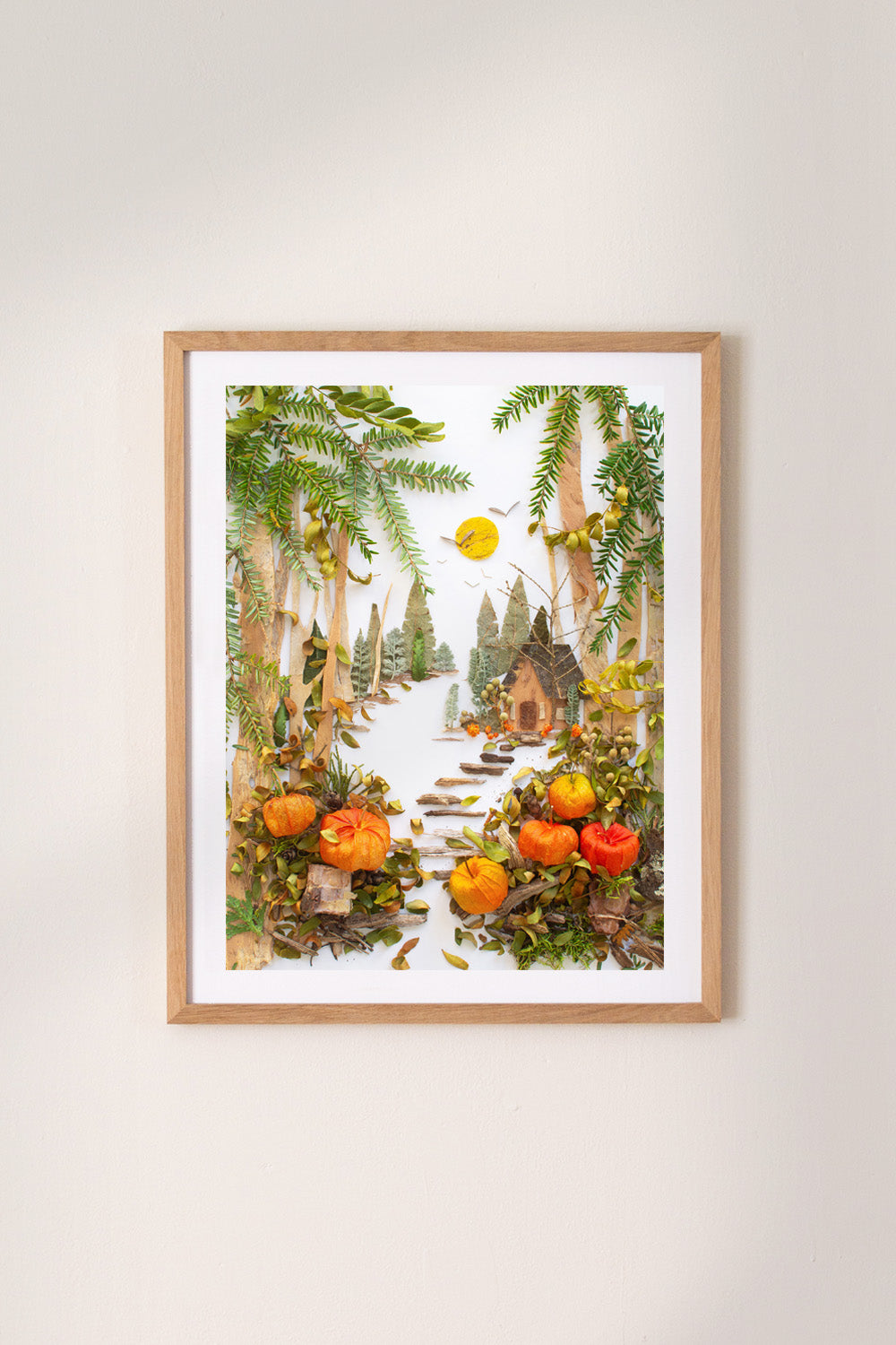 "Pumpkin Patch" Flower Print