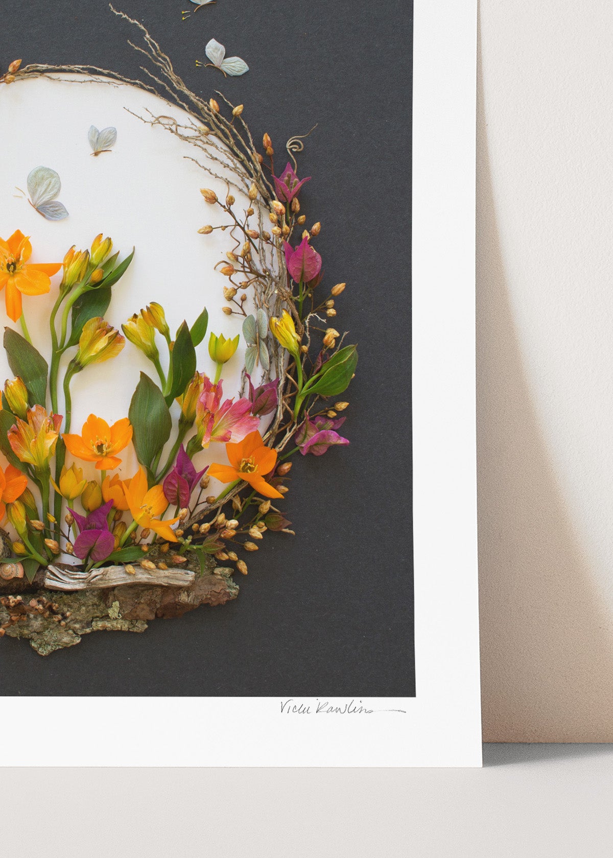 "Radiate" Flower Print