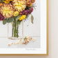 "September" Flower Print