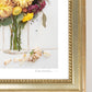 "September" Flower Print