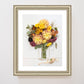 "September" Flower Print